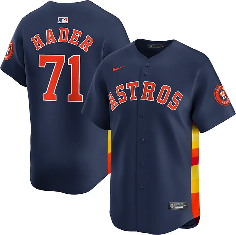 Nike Men's Astros Hader Alt2 Limited N&N Jersey