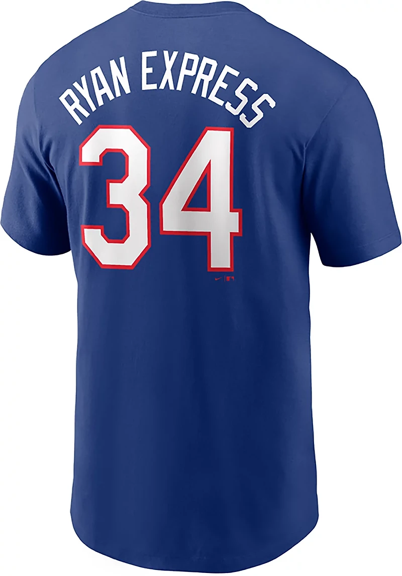 Nike Men's Rangers Nolan Ryan Name & Number T-shirt