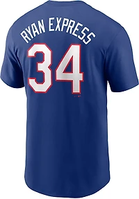 Nike Men's Rangers Nolan Ryan Name & Number T-shirt