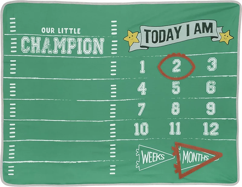 Outerstuff Infants' Buccaneers #1 Draft Pick 2-Piece Creeper and Blanket Set