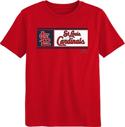 Outerstuff Boys' St. Louis Cardinals Homerun Derby Short Sleeve T-shirt