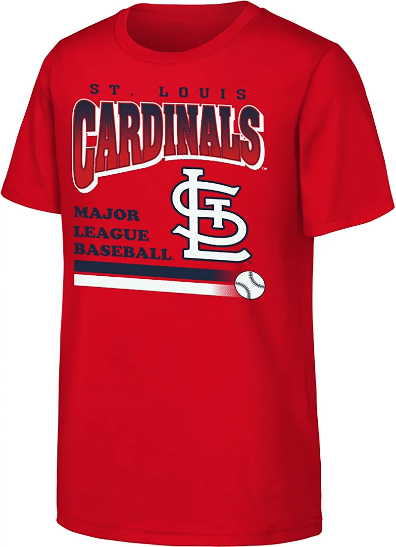 Outerstuff Youth St. Louis Cardinals Da Bleachers Short Sleeve T-shirt