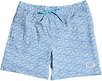 Beach Bros Men's Small Field of Daisies Swim Trunk Shorts 6.5