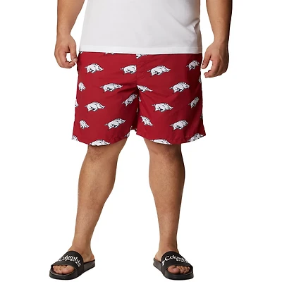 Columbia Arkansas Razorbacks Backcast III Printed Short