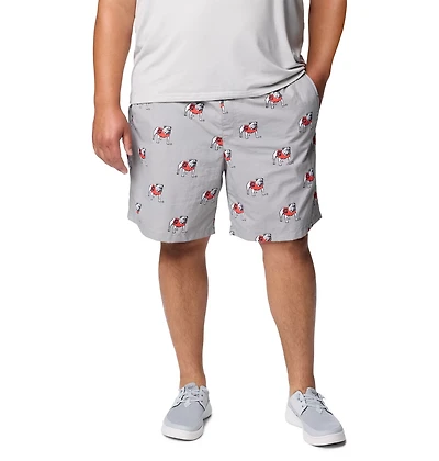 Columbia Georgia Bulldogs Backcast III Printed Short