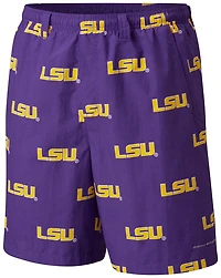 Columbia LSU Tigers Backcast III Printed Short
