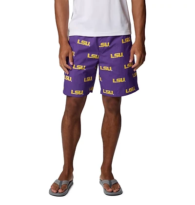 Columbia LSU Tigers Backcast III Printed Short