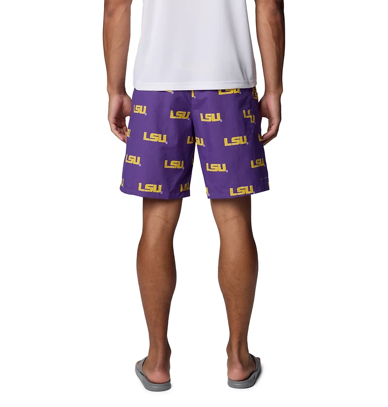 Columbia LSU Tigers Backcast III Printed Short