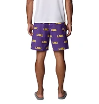 Columbia LSU Tigers Backcast III Printed Short