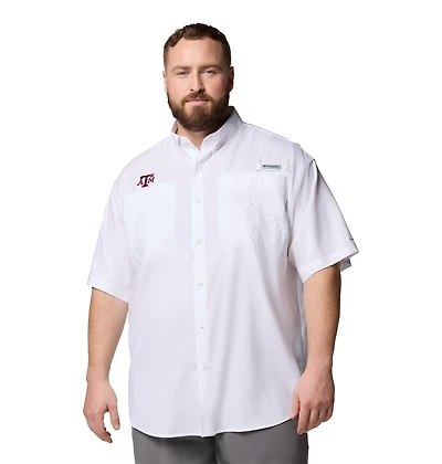 Columbia Sportswear Men's Collegiate Short Sleeve Tamiami Shirt