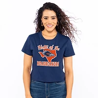 ZooZatz Women's UTSA State Outline Crop T-shirt
