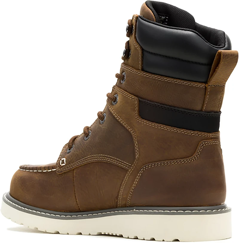 Wolverine Men's Trade Wedge 8" Moc Toe Steel Toe Work Boot