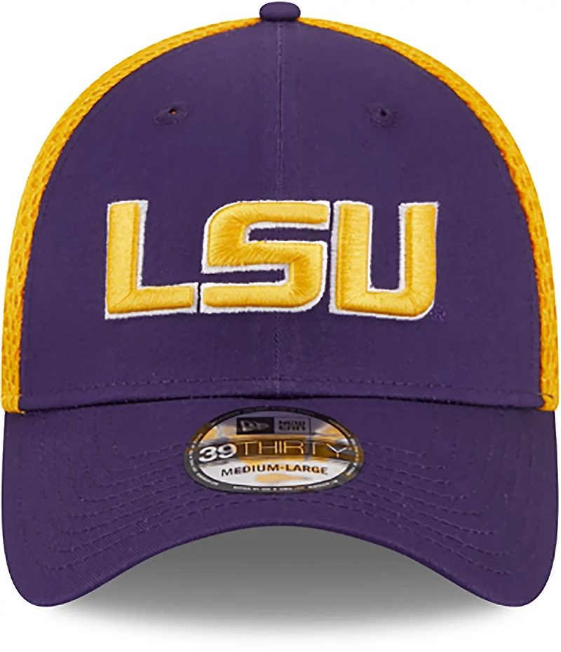 New Era Men's Louisiana State University NEO 39THIRTY Cap