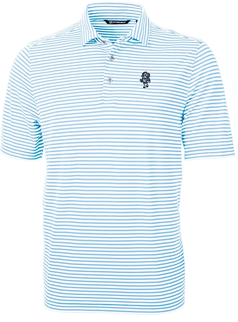 Cutter & Buck Men's University of North Carolina Virtue Eco Pique Rameses Logo Polo Shirt