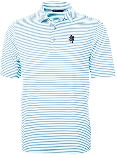 Cutter & Buck Men's University of North Carolina Virtue Eco Pique Rameses Logo Polo Shirt