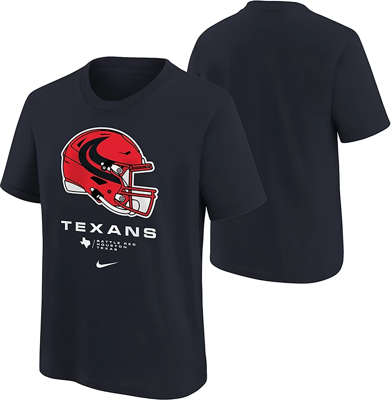 Nike Boys' Houston Texans Helmet Graphic T-shirt