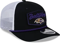 New Era Men's Ravens Team Patch OTC 9SEVENTY Trucker Cap