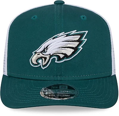 New Era Men's Eagles Logo Patch OTC 9SEVENTY Trucker Cap