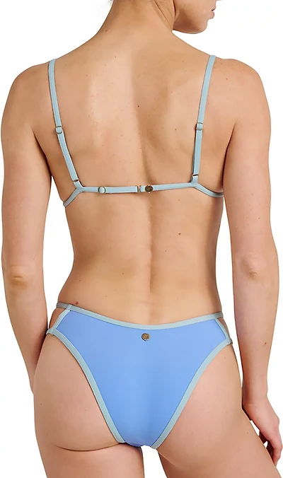 Quiksilver Women's Dylan Cut Out Contrast Bikini Bottom