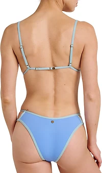 Quiksilver Women's Dylan Cut Out Contrast Bikini Bottom