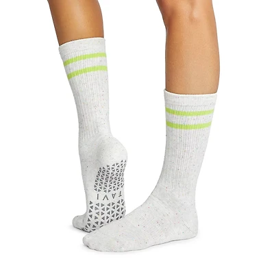 Tavi Kai Grip Yoga Crew Socks