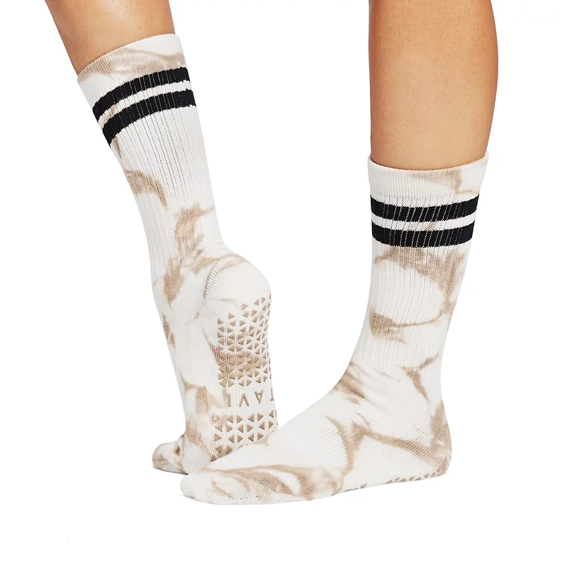 Tavi Kai Grip Yoga Crew Socks