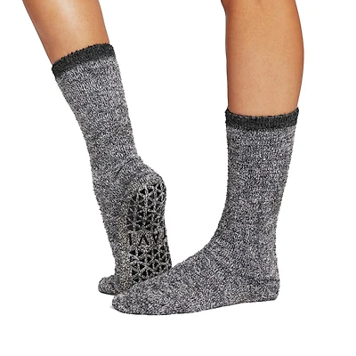 Tavi Lounge Grip Casual Crew Cut Socks