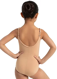 Capezio Girls' Team Basics Camisole Leotard With Adjustable Straps