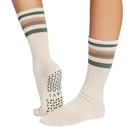 Tavi Kai Grip Yoga Crew Socks