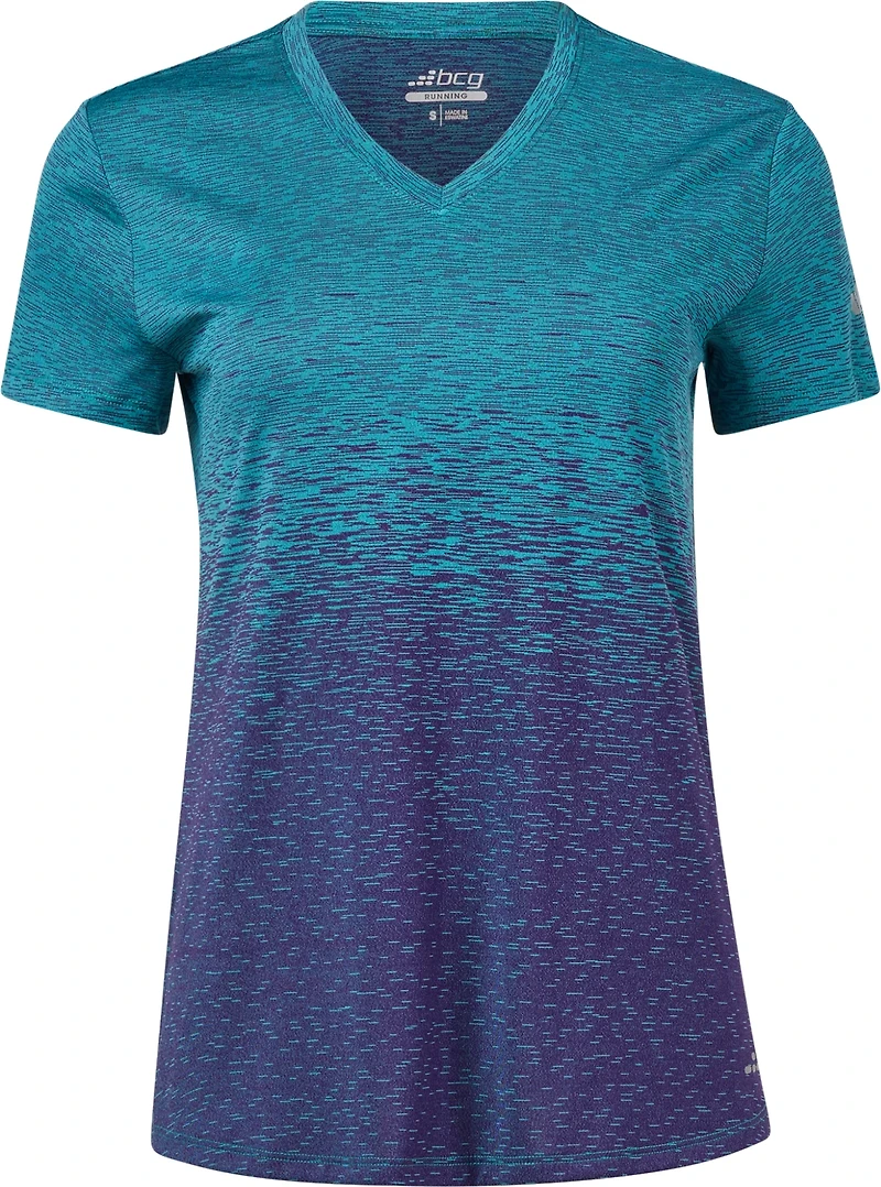 BCG Women's Ombre V-neck Training T-shirt