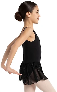Capezio Girls' V Neck Pinch Front Tank Dress