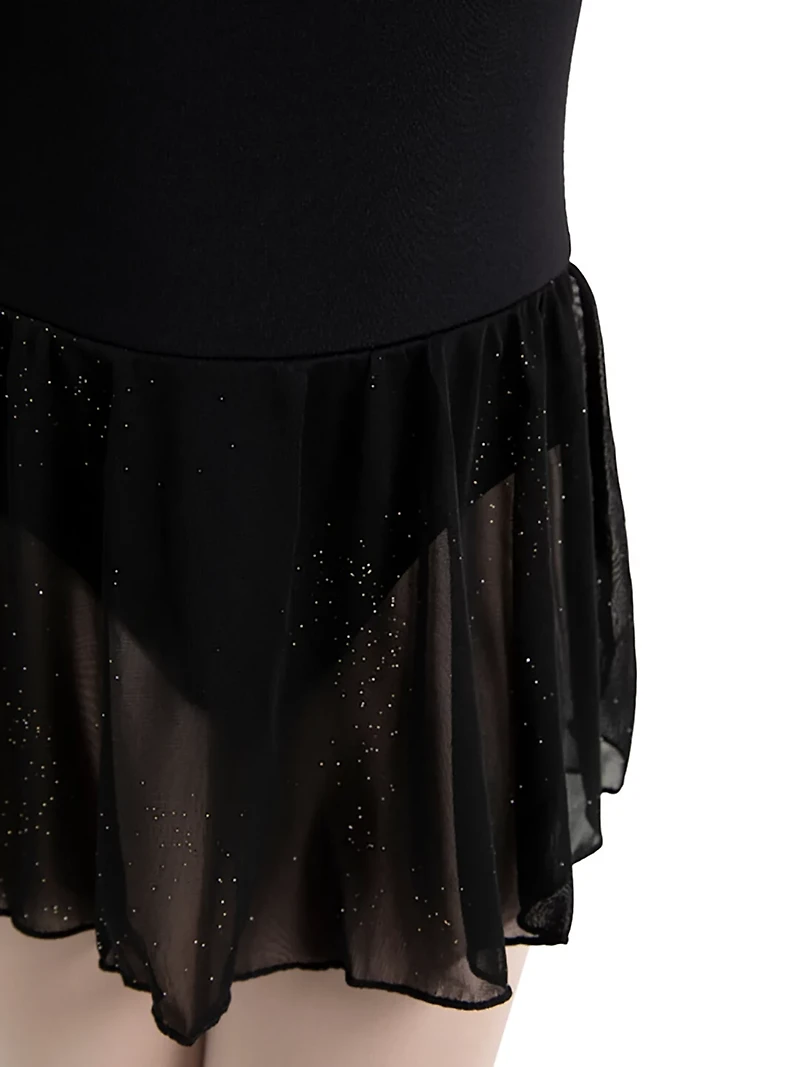 Capezio Girls' V Neck Pinch Front Tank Dress