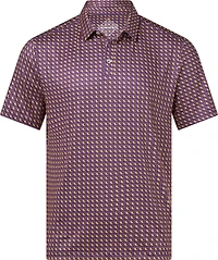 BURLEBO Men's Louisiana Performance Polo Shirt