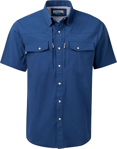 Magellan Men's Pecos River Solid Short Sleeve Shirt
