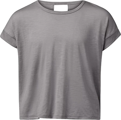 BCG Girls' Slub Cut-Out T-shirt