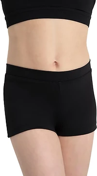 Capezio Girls' Team Basics Boy Cut Low Rise Short