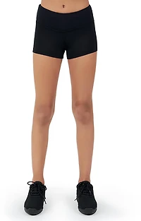 Capezio Girls' Team Basics Gusset Pull On Short