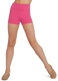 Capezio Girls' Team Basics High Waisted Short