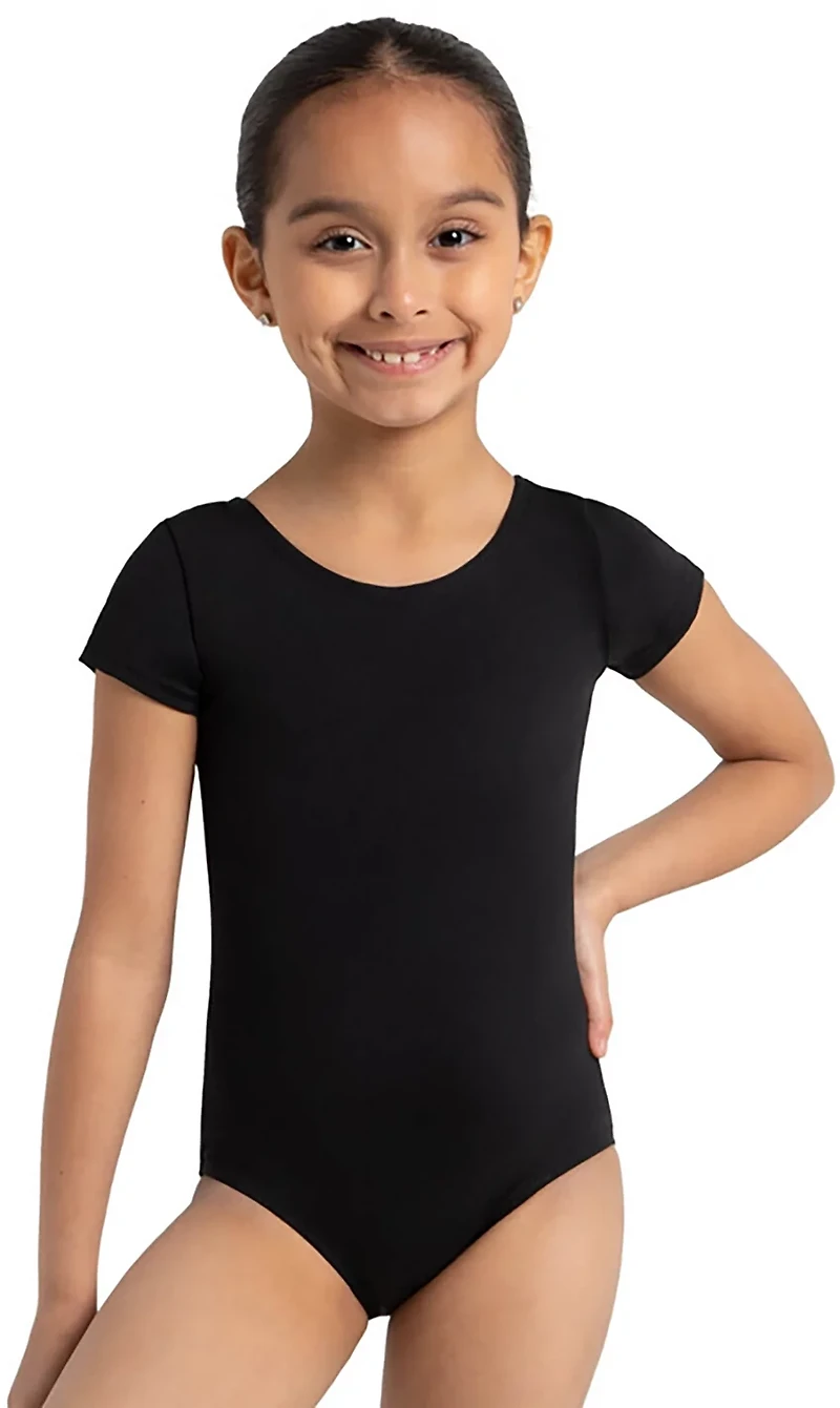 Capezio Girls' Team Basics Short Sleeve Leotard