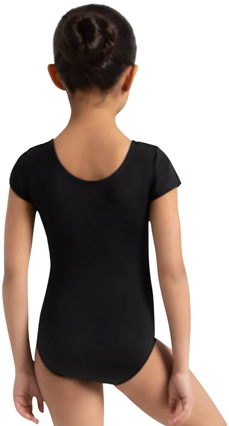 Capezio Girls' Team Basics Short Sleeve Leotard