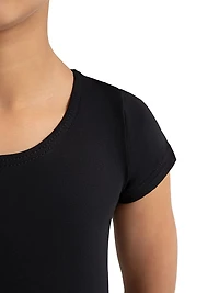 Capezio Girls' Team Basics Short Sleeve Leotard