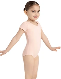 Capezio Girls' Team Basics Short Sleeve Leotard