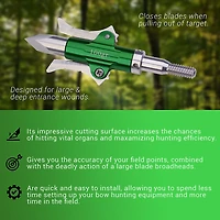 Rexpid III Grain Mechanical Broadheads 3-Pack