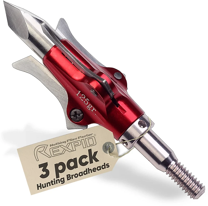 Rexpid III 125 Grain Mechanical Broadheads 3-Pack