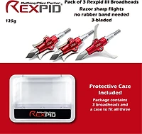 Rexpid III 125 Grain Mechanical Broadheads 3-Pack