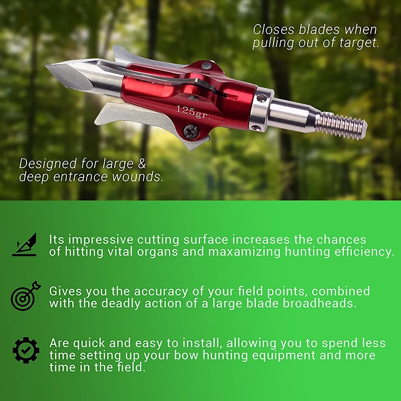 Rexpid III 125 Grain Mechanical Broadheads 3-Pack