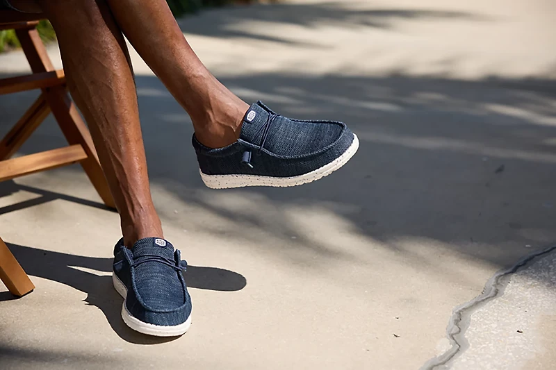 HEYDUDE Mens' Wally Stretch Mesh Shoes