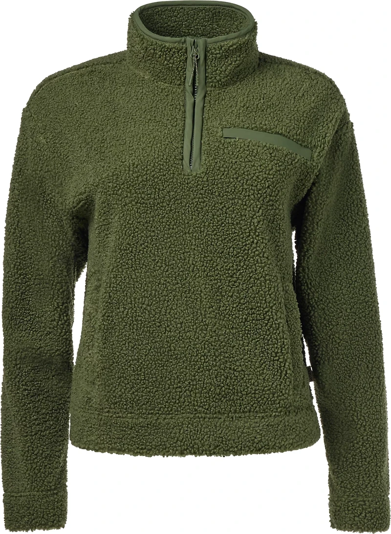 Magellan Outdoors Women's Campfire Poodle Fleece 1/4-Zip Sweatshirt