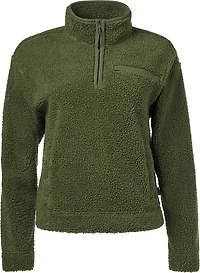 Magellan Outdoors Women's Campfire Poodle Fleece 1/4-Zip Sweatshirt