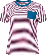 Magellan Outdoors Women's Barton Creek Striped Pocket T-shirt